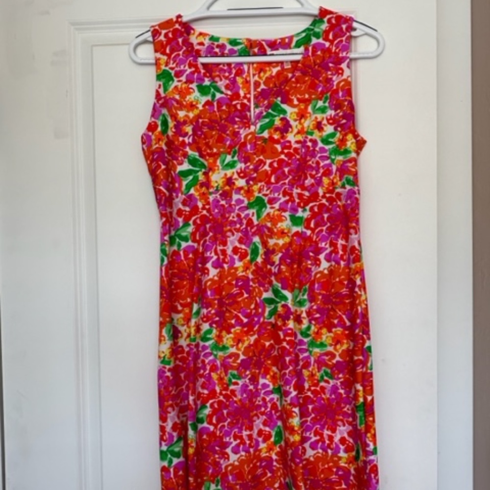 Jude Connally "Garden Party Multi" Summer Dress in Jude Cloth!  XS